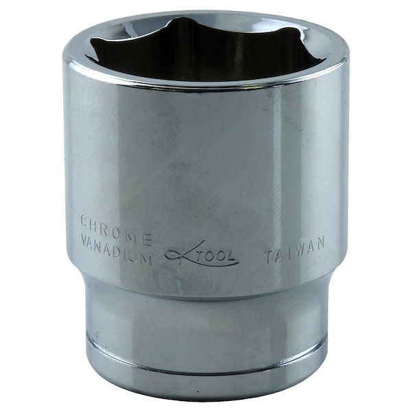 K-Tool International 1/2" Drive, 1-1/16" SAE Socket, 6 Points, Stndrd 6 Pnt Chrme 1/2"Dr, 1-1/16 KTI-23134 - main